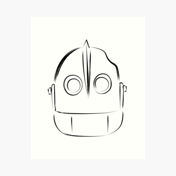 The Iron Giant Sketch Art Print