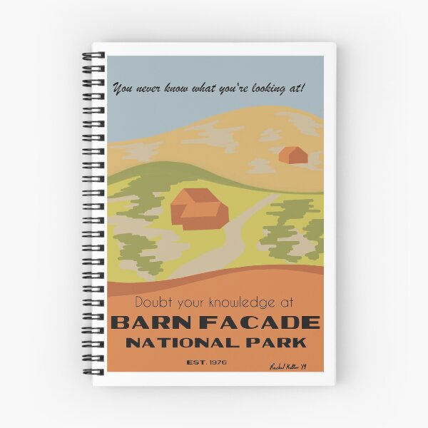 Item preview, Fake Barns National Park Poster designed and sold by rachelkatler.