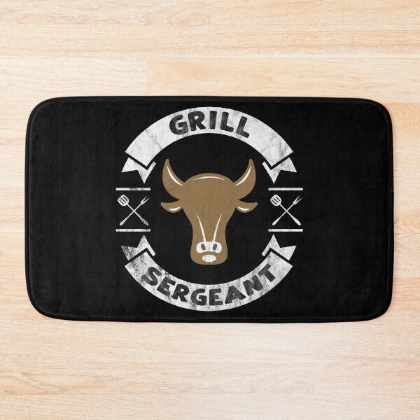 Item preview, BBQ Dad Gift design Grill Sergeant Barbecue Quote Grilling designed and sold by CreatedByHeidi.