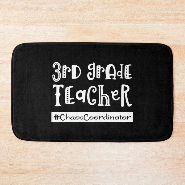 Item preview, 3rd Grade Teacher Chaos Coordinator Third Teach Funny Quote design designed and sold by CreatedByHeidi.