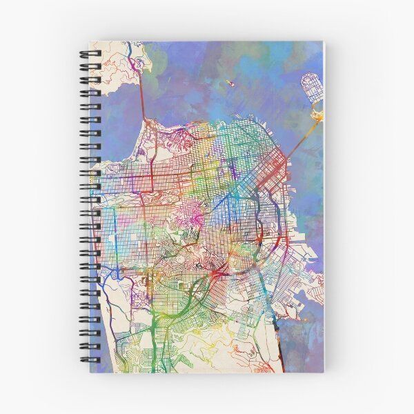 Item preview, San Francisco City Street Map designed and sold by ArtPrints.