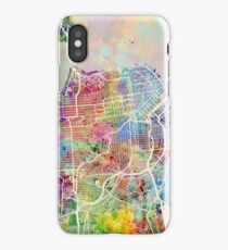 San Francisco City Street Map iPhone Case
