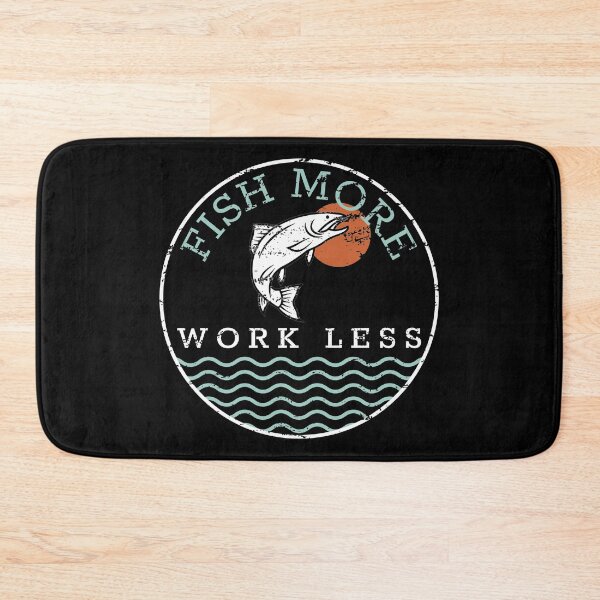 Item preview, Fishing Quote Funny Fish More Work Less Graphic Cast Reel  design designed and sold by CreatedByHeidi.