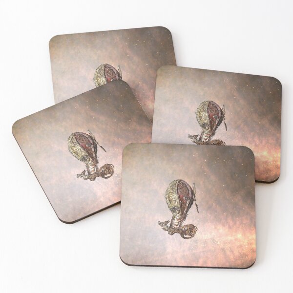 Item preview, Steampunk airship gears chessboard flight designed and sold by Cinzia Murgia.