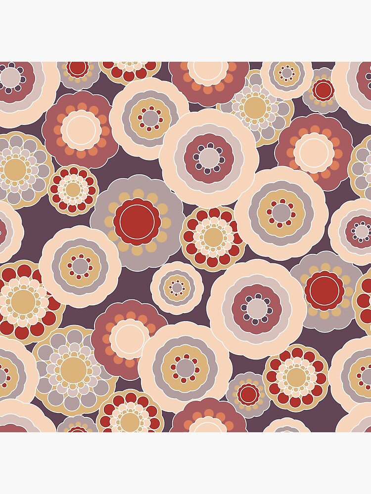 70s Floral V3 by MeredithWatson