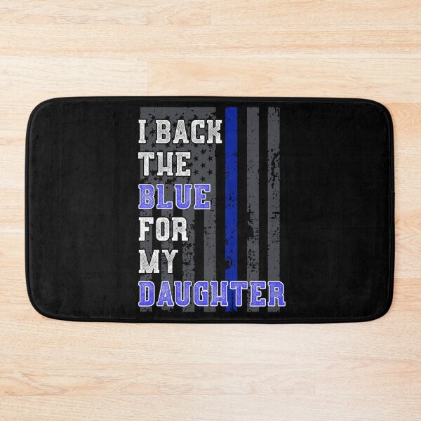 Item preview, Police Daughter Quote Support Officer American Flag Blue  designed and sold by CreatedByHeidi.