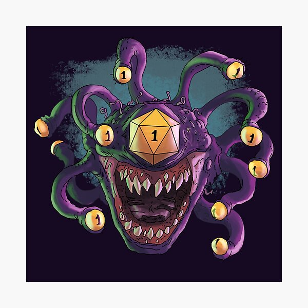 Item preview, Beholder Critical Fail designed and sold by AlessioCiaffi.