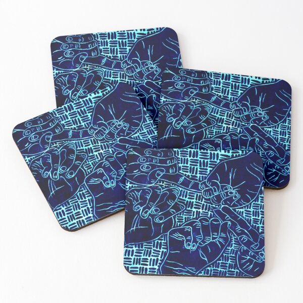 Item preview, Hand Print in Blue designed and sold by sophiefine.