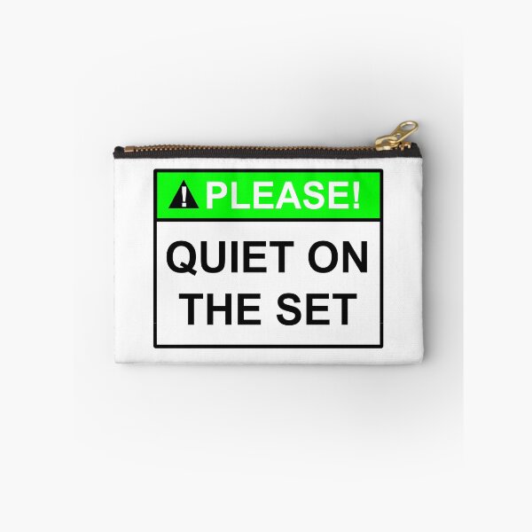 Item preview, PLEASE Quite on the set sign  designed and sold by SumoShark.