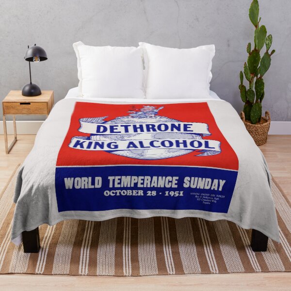 Item preview, Dethrone King Alcohol - World Temperance Sunday - 1951 designed and sold by warishellstore.