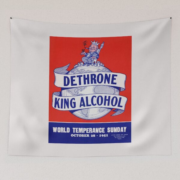 Item preview, Dethrone King Alcohol - World Temperance Sunday - 1951 designed and sold by warishellstore.