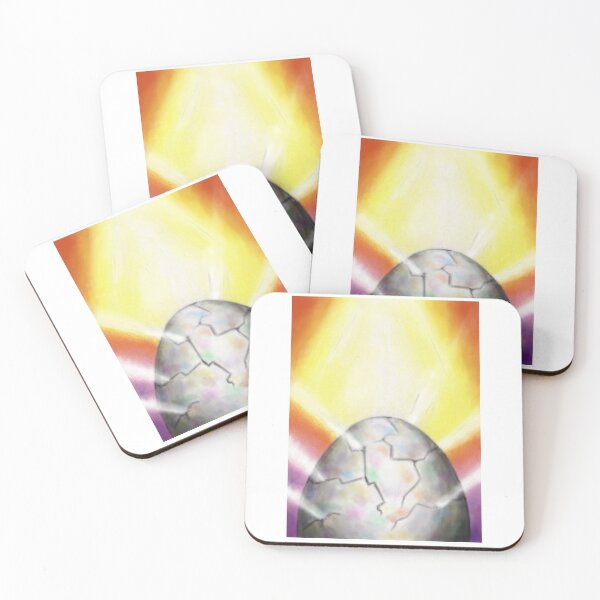 Item preview, painting illustration art  light breaking out of easter egg designed and sold by Jonah Augustin Gray.
