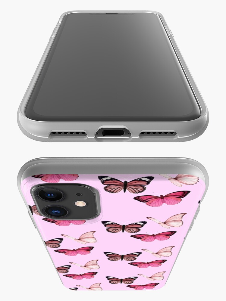 "Pink butterflies" iPhone Case & Cover by cinlali Redbubble
