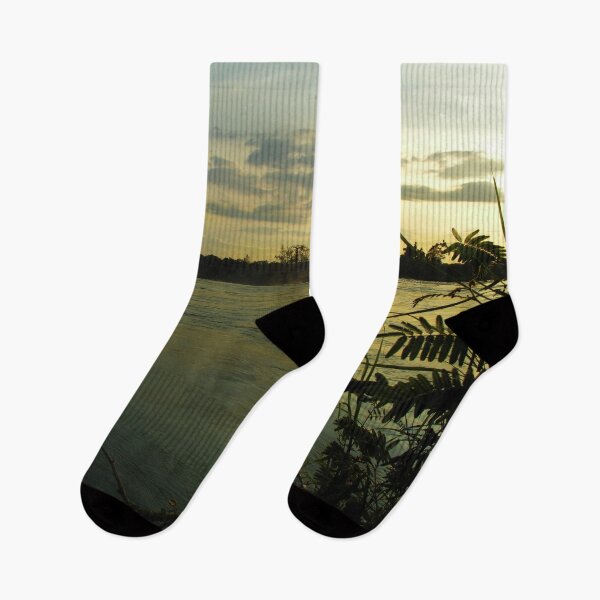 Item preview, Evening Sunset on the Mekong River Landscape designed and sold by worldways.
