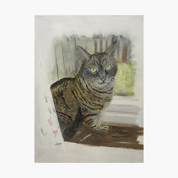 Item preview, lumuart ,cat on the by the  window  designed and sold by lumuart.