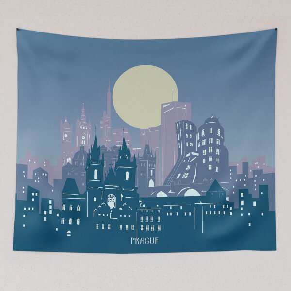 Item preview, prague skyline designed and sold by BekimART2.