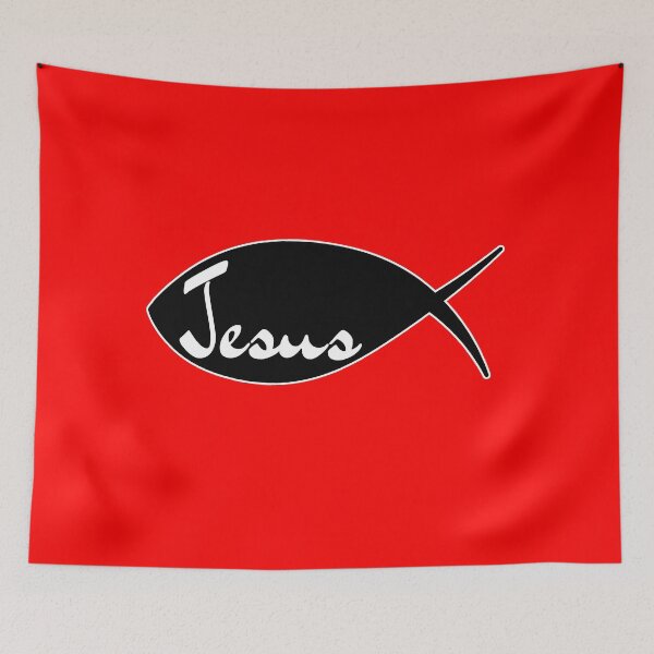 Artikelvorschau, Christliches Fischsymbol Jesus entworfen und verkauft von pureheartvision.