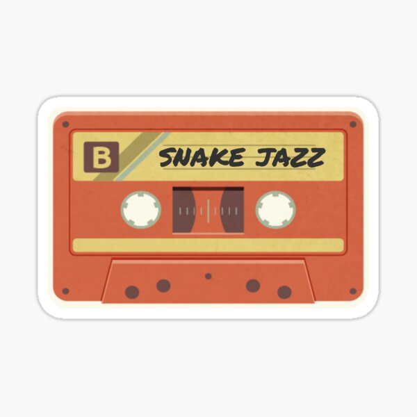 snake jazz: jams for galactic roadtrips Sticker