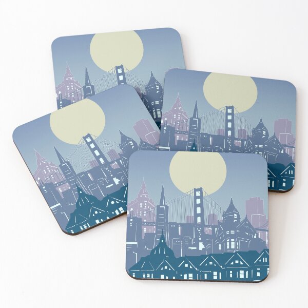 Item preview, san francisco skyline designed and sold by BekimART2.