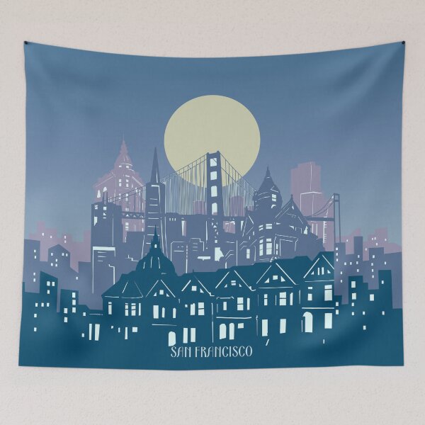 Item preview, san francisco skyline designed and sold by BekimART2.