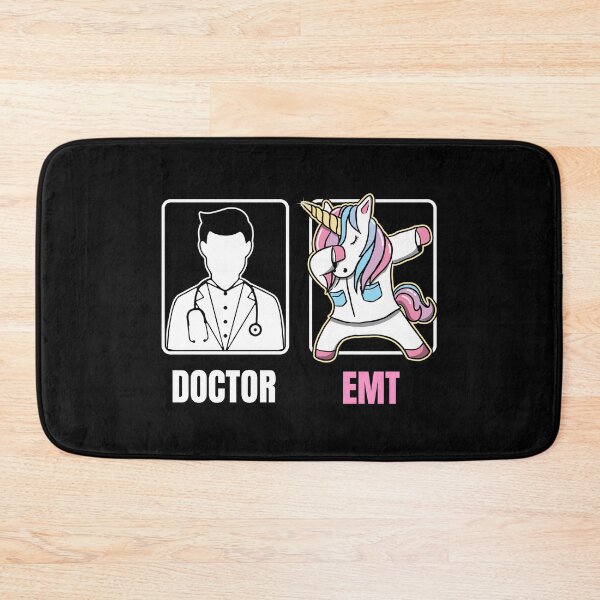 Item preview, EMT Dabbing Unicorn Funny Boring Doctor Quote Fun Paramedic  designed and sold by CreatedByHeidi.
