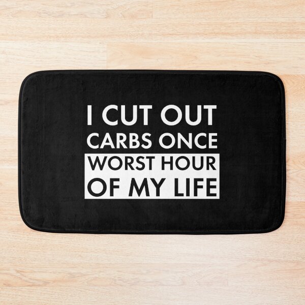 Item preview, Love Carbs Funny Diet Joke Carbohydrate Eat Humor Saying design designed and sold by CreatedByHeidi.