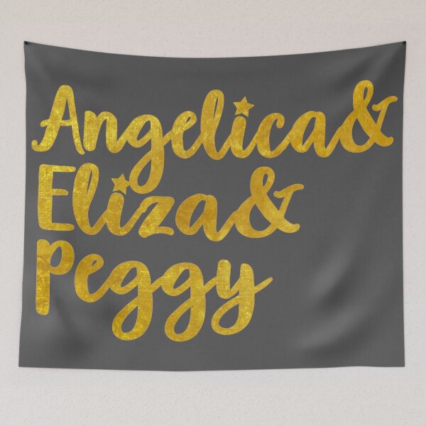 Item preview, Hamilton Musical Ampersand Angelica Eliza Peggy & Gold designed and sold by hailish.