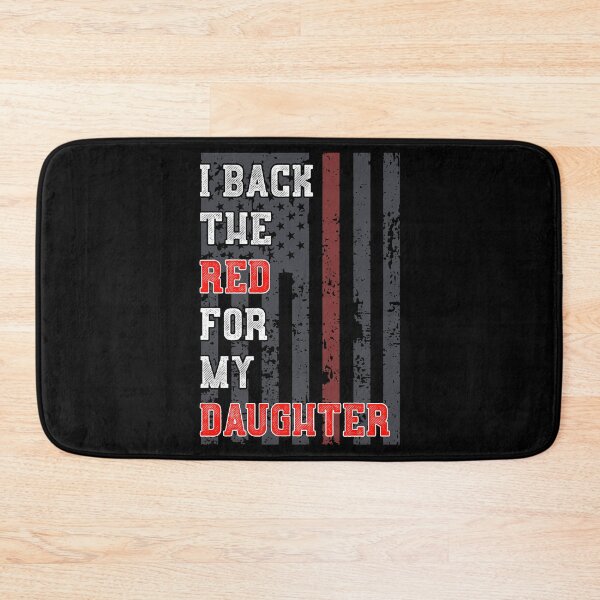 Item preview, Firefighter Daughter Support Thin Red Line American Flag  designed and sold by CreatedByHeidi.