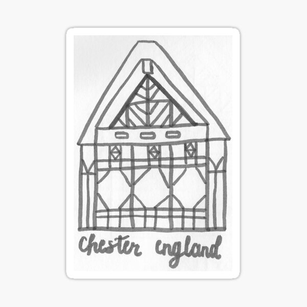 Chester England Storefront Sticker