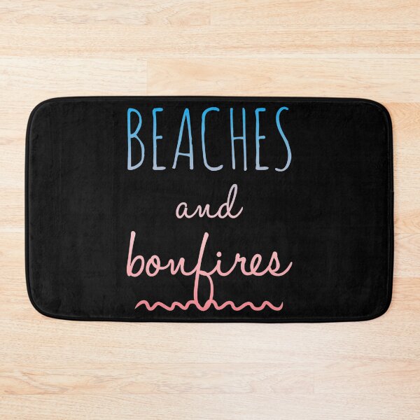 Item preview, Summer Beaches Bonfires Love Saying Vacation Cute Ombre PInk designed and sold by CreatedByHeidi.
