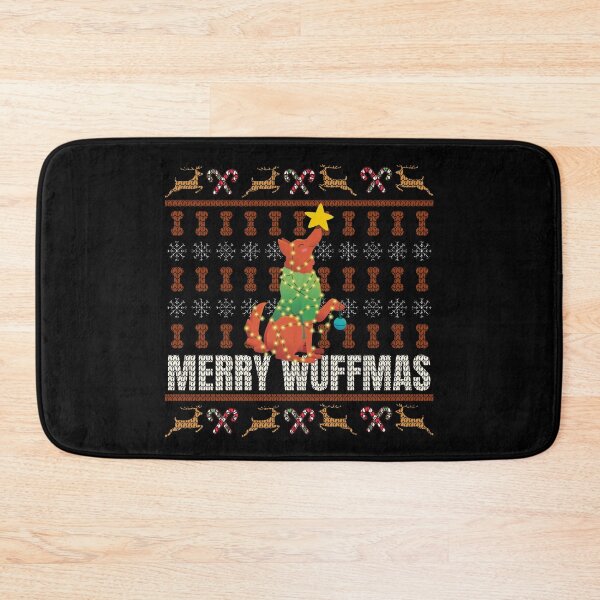 Item preview, Merry Wuffmas I Ugly Christmas Sweater designed and sold by Weilichesmag.