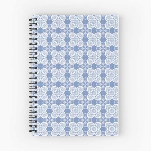 Item preview, Classic Blue Faded Denim with white flower pattern designed and sold by innerspectrum.