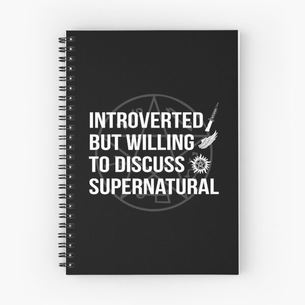 Item preview, Introverted But Willing To Discuss Supernatural designed and sold by Plan8.
