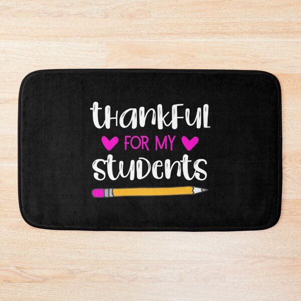 Item preview, Teacher Grateful Love Students Thankful Quote Cute Pink designed and sold by CreatedByHeidi.