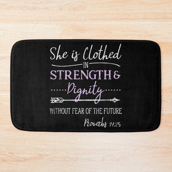 Item preview, Womens Christian Clothed Strength Dignity Saying Bible Verse Gift  designed and sold by CreatedByHeidi.