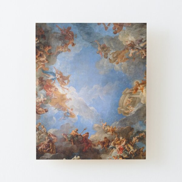 Fresco of Angels in the Palace of Versailles Wood Mounted Print