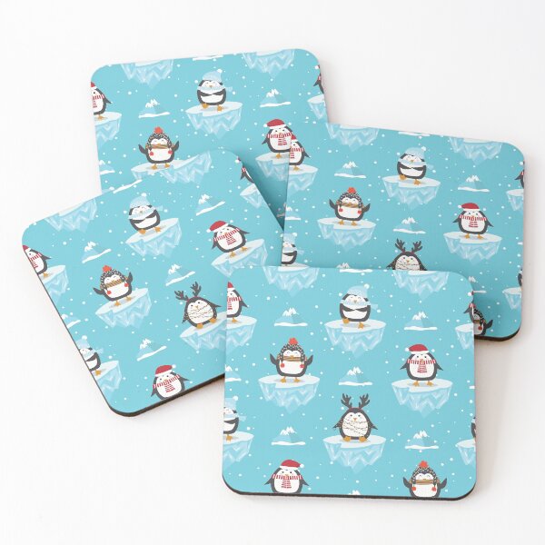 Item preview, Christmas Penguin Blue designed and sold by Color Me F*@k!ng Happy.