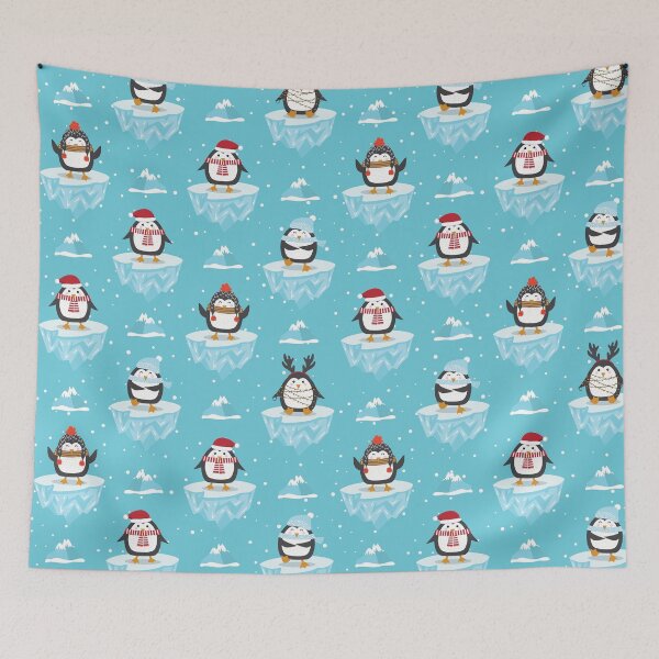 Item preview, Christmas Penguin Blue designed and sold by Color Me F*@k!ng Happy.