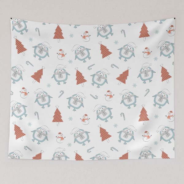 Item preview, Christmas Penguin with Tree designed and sold by Color Me F*@k!ng Happy.