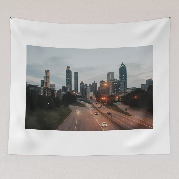 Item preview, Atlanta Skyline at Sunset designed and sold by LindsayVTravels.