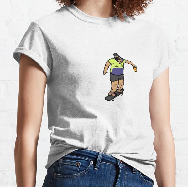 kaboom roblox inspirado personaje blocky animado noob camiseta lienzo