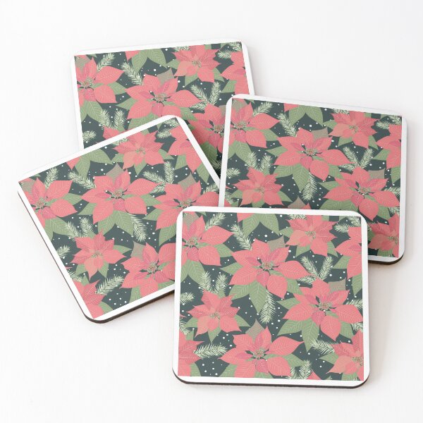 Item preview, Christmas Poinsettia Pink designed and sold by Color Me F*@k!ng Happy.