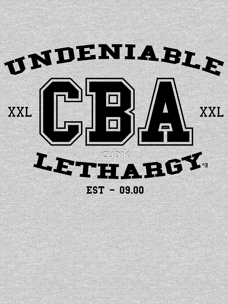 CBA-University (for light shirts & sticker) by cubik