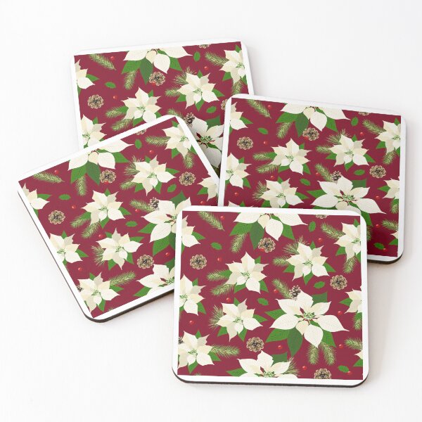Item preview, Christmas Poinsettia Red designed and sold by Color Me F*@k!ng Happy.