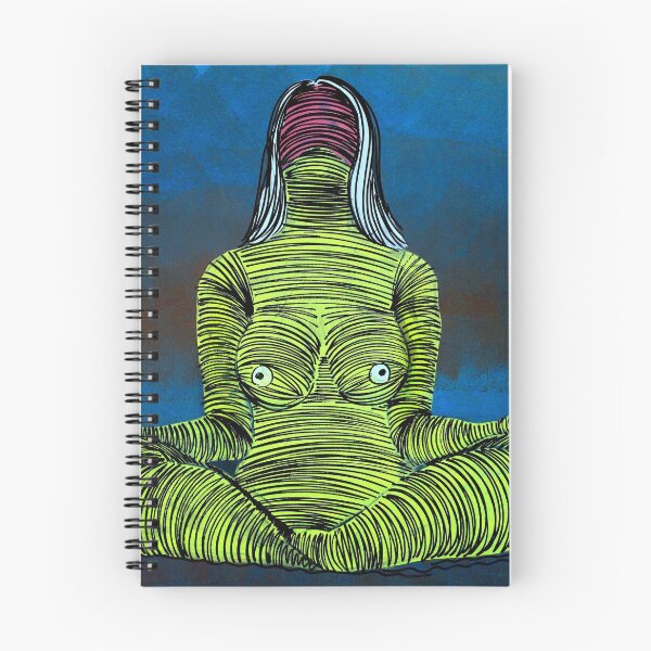 Item preview, Nude Female Meditating By ArtGuru 9434 - Acrylic On Paper designed and sold by Art Guru.