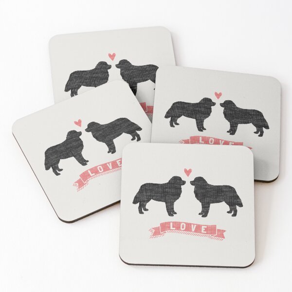 Item preview, Bernese Mountain Dogs Love | Berner Silhouettes with Heart designed and sold by Jenn Inashvili.