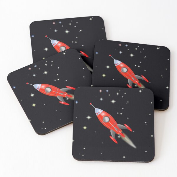 Item preview, Rocket ship with stars  designed and sold by MHen.