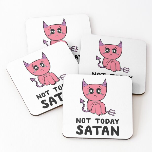 Item preview, Not Today Satan designed and sold by ohheystudios.