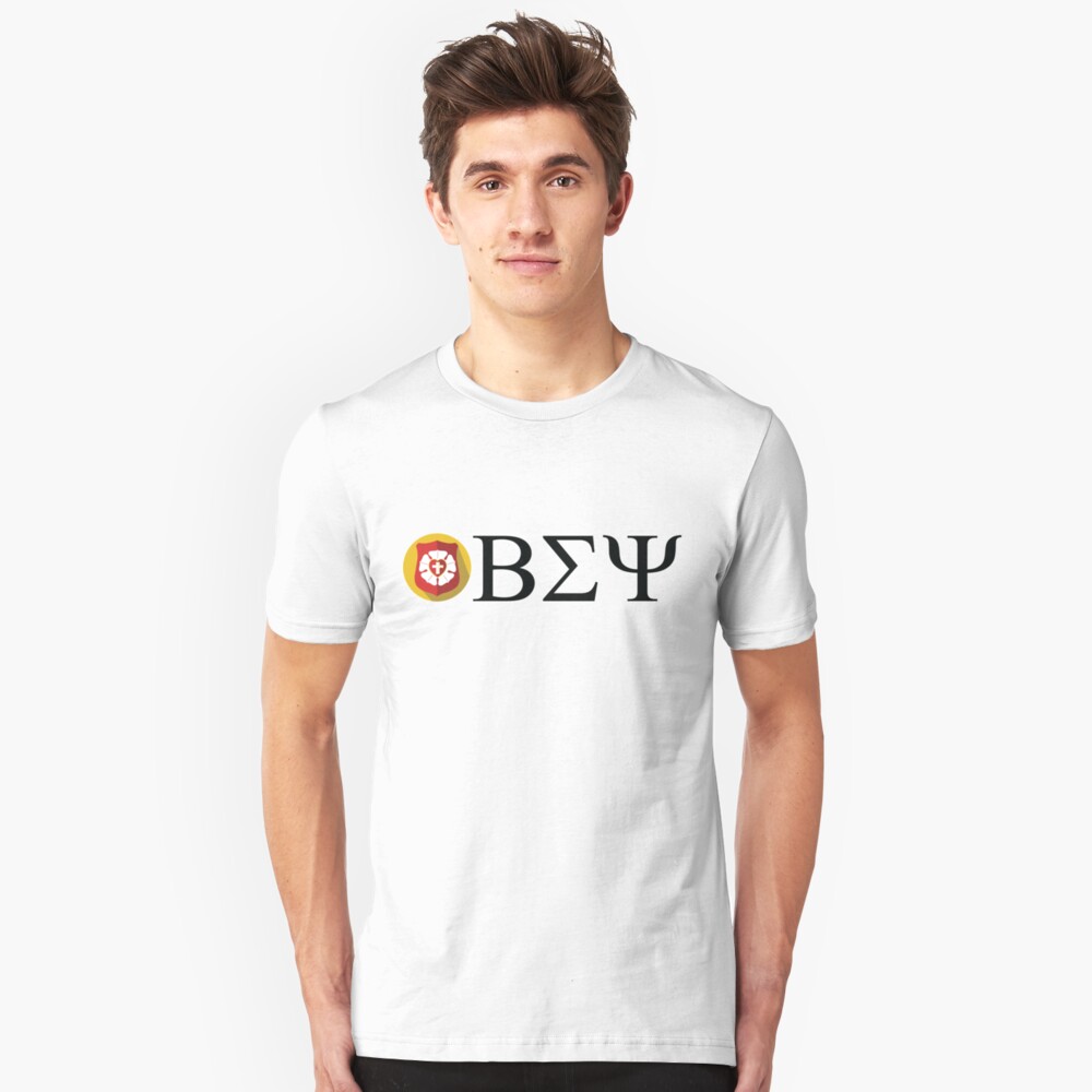 Beta Sigma Psi - badge Slim Fit T-Shirt