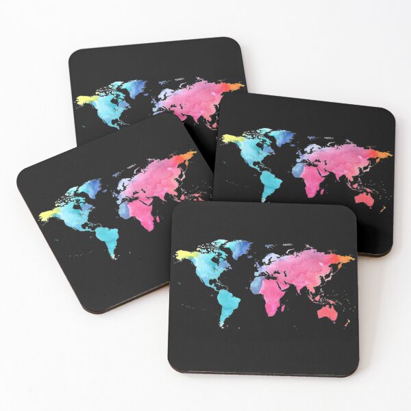 Item preview, World Map In Watercolor For People Who Love To Travel Gifts designed and sold by NomYen ..